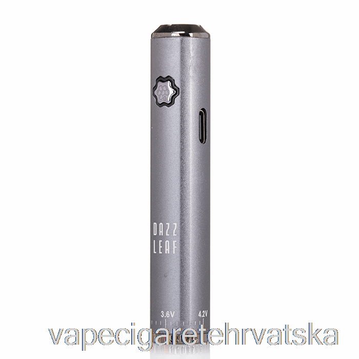 Vape Hrvatska Dazzleaf Squarii Bottom Twist 510 Baterija Tamno Siva